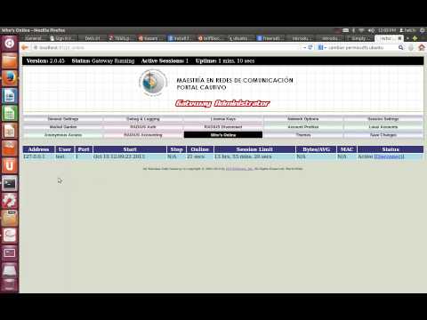 Configuración airmarshall captive portal