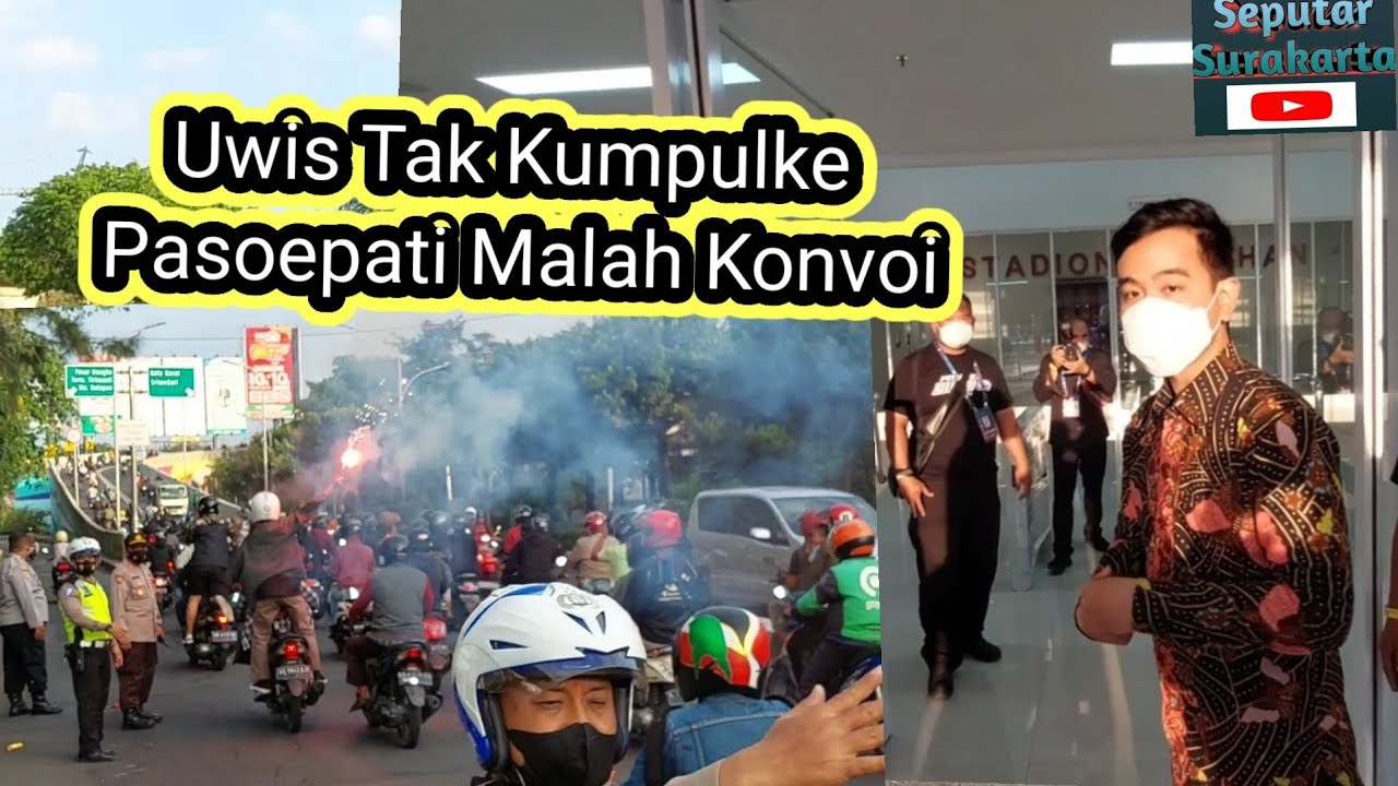 Puluhan Pasoepati Konvoi, Gibran Langsung Datangi Stadion Manahan Solo