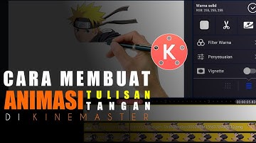 Cara Membuat Animasi Tulisan Tangan | Animasi Tulisan Tangan Bergerak | Tutorial Kinemaster