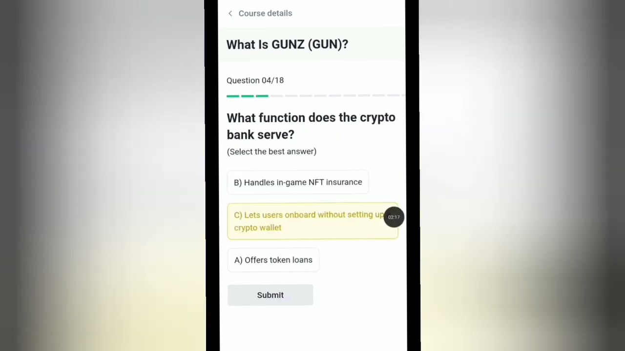Binance learn and earn 🏆👍 GUNS Quiz answers|GUNS quiz answer 