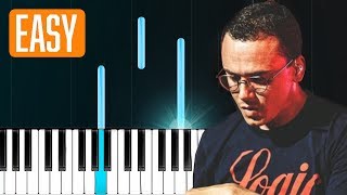 Video thumbnail of "Logic - "1800-273-8255" 100% EASY PIANO TUTORIAL"
