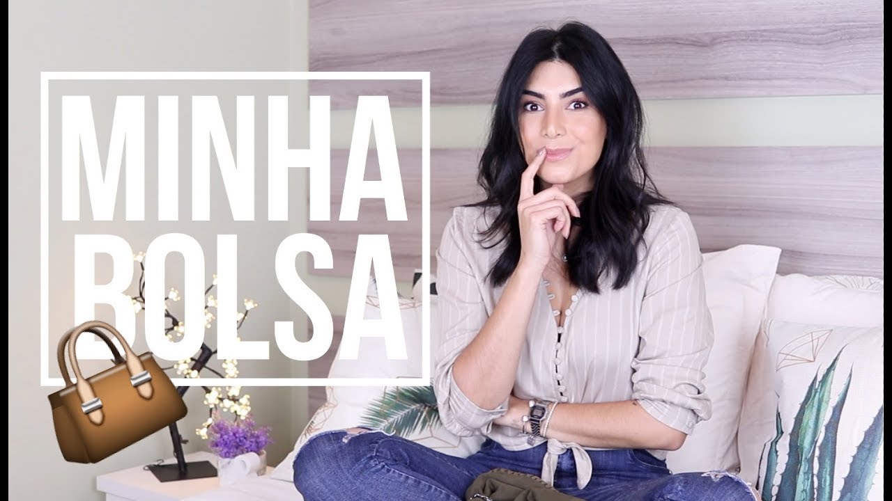O QUE eu LEVO na minha BOLSA - versão 2018