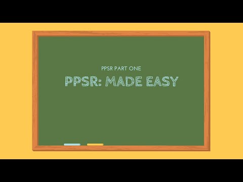 PPSR Made Easy