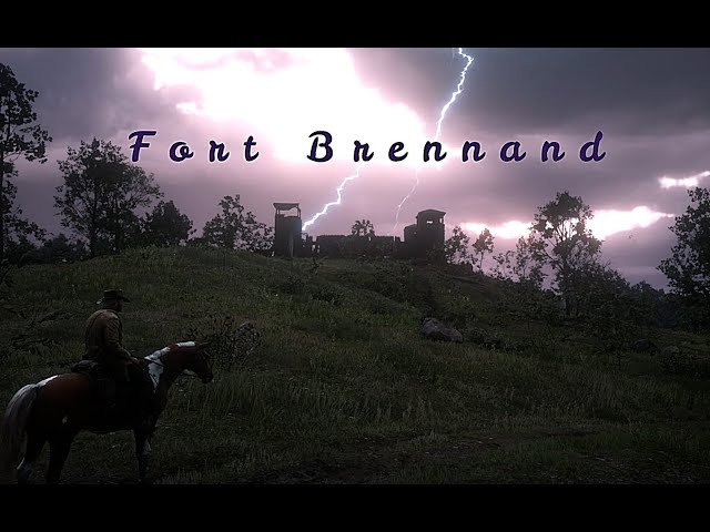 Shelter From A Severe Thunderstorm At An Old Fort | RDR2 ASMR class=