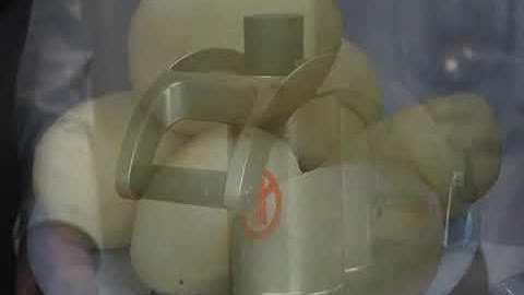 Potato slicing with FC 10  slicing disc 3 8