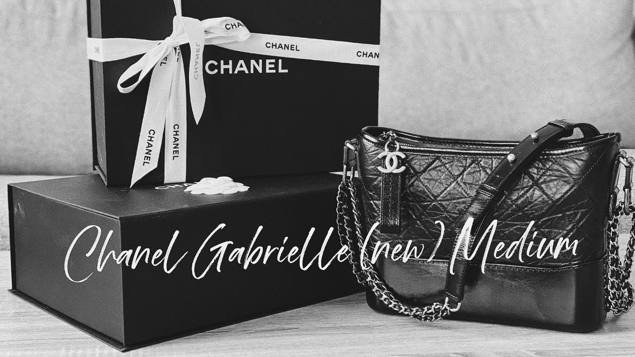 Chanel Gabrielle (NEW) Medium  UNBOXING + TRYING ON 