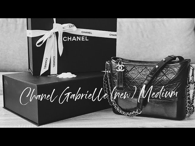 Chanel Gabrielle (NEW) Medium  UNBOXING + TRYING ON 