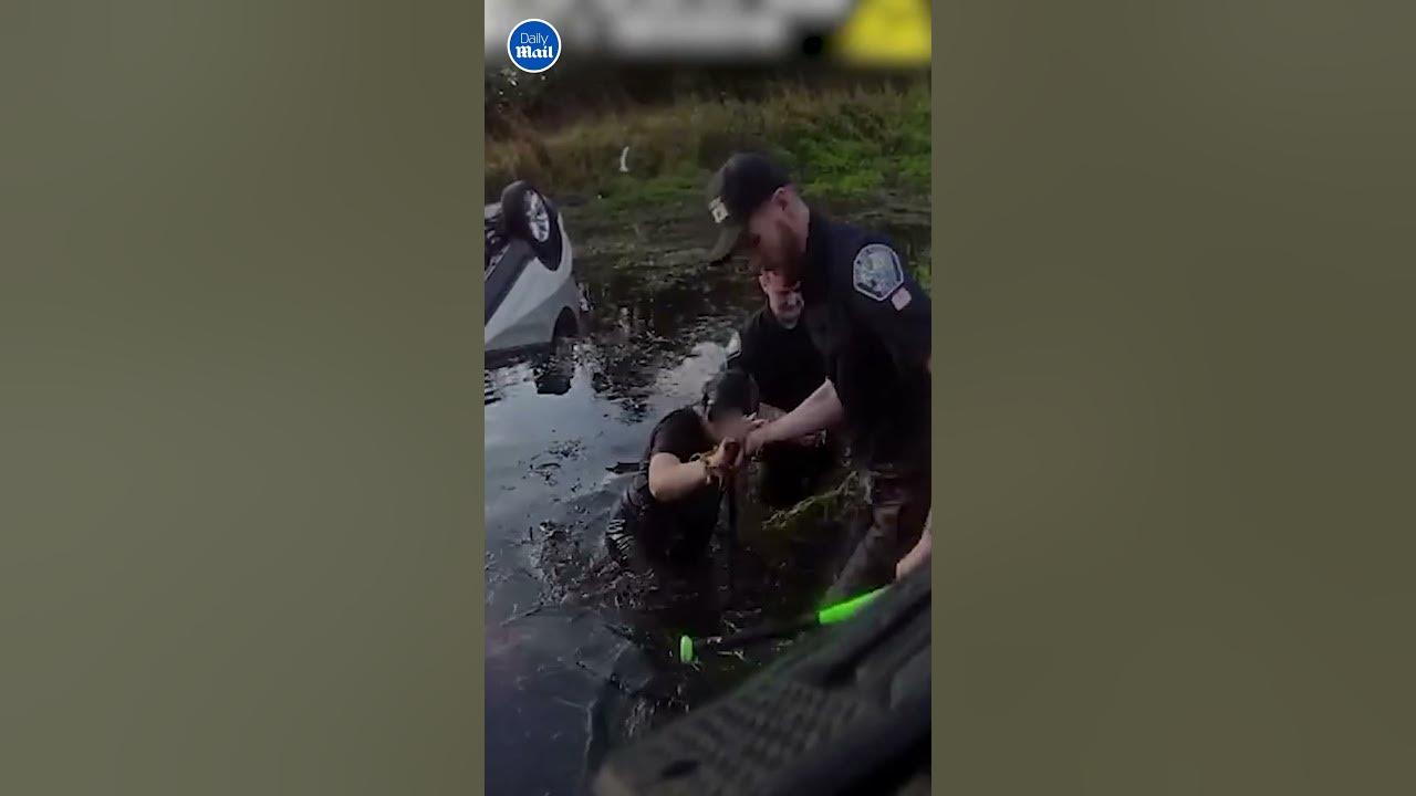 Cops save pregnant woman from drowning
