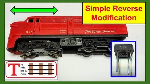 How To Easily Add Reverse To Classic Lionel One-Way Motors