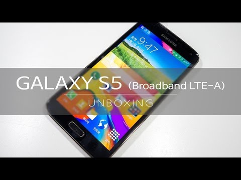GALAXY S5 Broadband LTE-A Unboxing (갤럭시S5 광대역 LTE-A 개봉기)