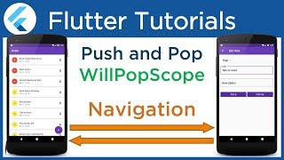Flutter Navigate to a new screen and back. Use WillPopScope and Perform Push and Pop operations #4.3 screenshot 3