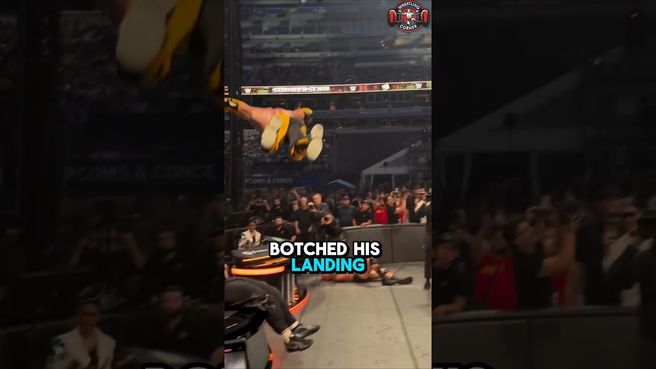 Logan Paul botched his landing and injured Jelly Roll 😢 