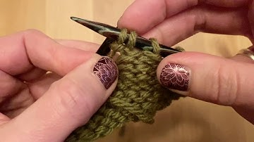 pfb, purl front and back, increase by 1