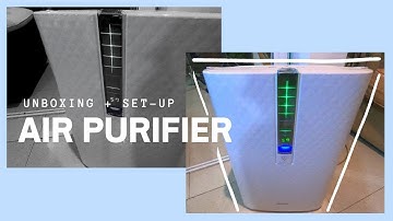 Sharp Air Purifier Unboxing + Set-up 🔳