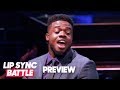 Kevin Olusola of Pentatonix Serenades Chrissy Teigen w/ &quot;Love Me Now&quot; | Lip Sync Battle Preview