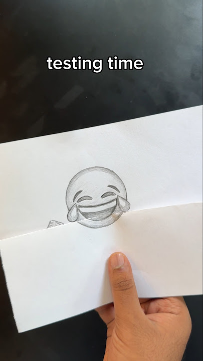 Draw Laughing 😂 emoji in Real Life
