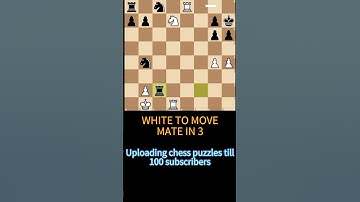 Uploading chess puzzles till 100 days | DAY-56 | #chess #shorts #chessgame #chesspuzzle