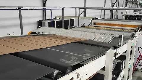 QH-PACK Duplex basket down stacking machine for corrugated board production line/double layer stack