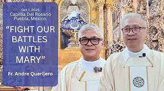 FIGHT OUR BATTLES WITH MARY -  Homily by Fr. Andres Querijero, Guadalupe Pilgrimage (Day 8)