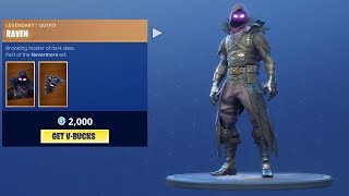 New Item Shop 11 July Raven Is Back? Fortnite Battle Royale