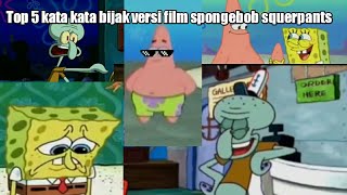 Top 5 Kata Kata Bijak Versi Spongebob Squerpants Yang Belum Kamu Ketahui