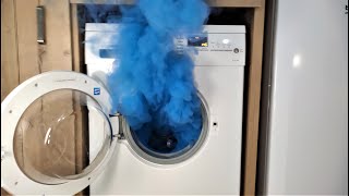 Experiment - Smoke  - in a Washing Machine