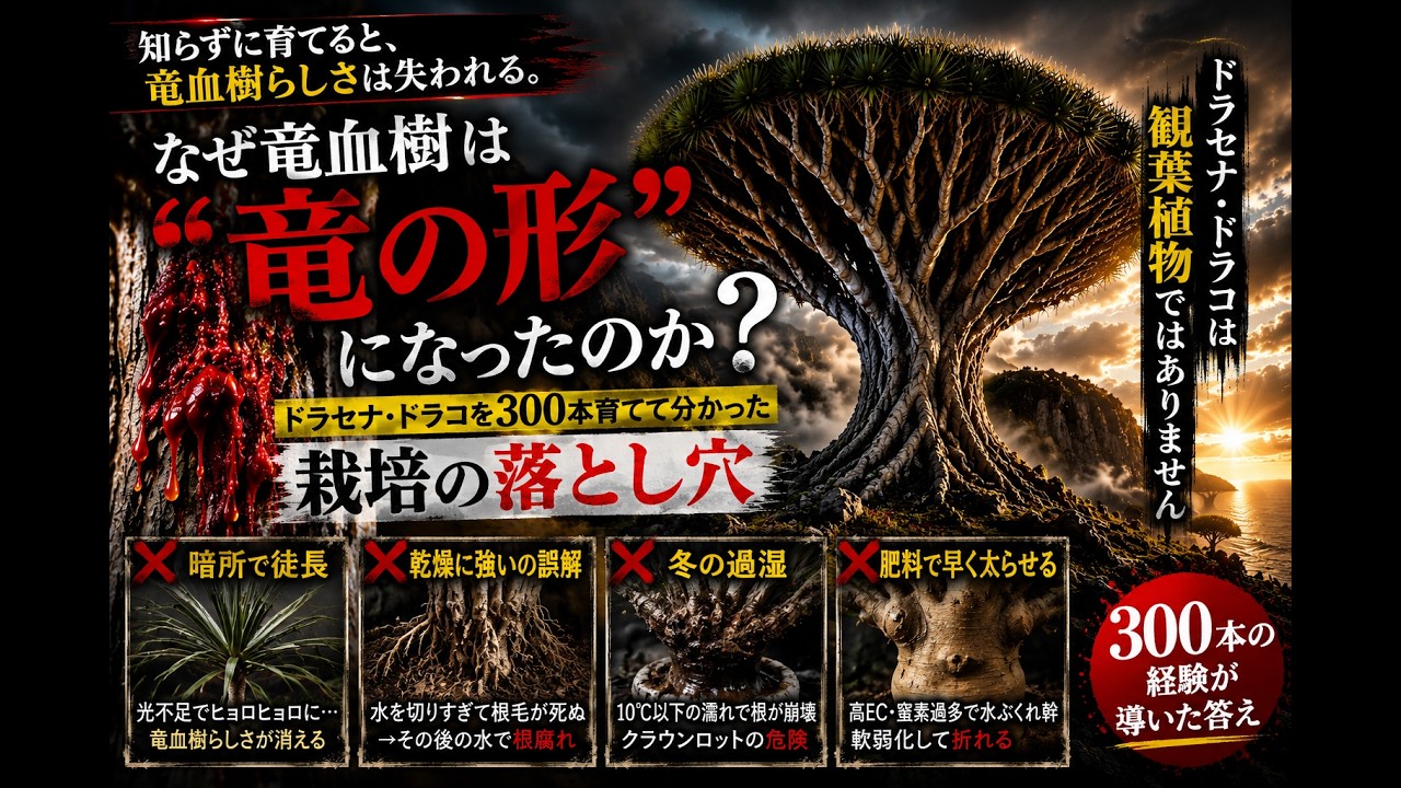 Why Did the Dragon Blood Tree Evolve Its 