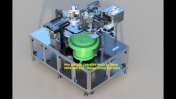 Máy Lắp Ráp Linh Kiện Nhựa Tự Động - Design Group Việt Nam