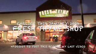Fresh Thyme - Shop with me