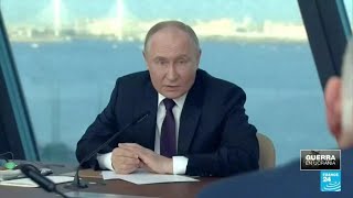 Putin amenazó con responder a los envíos armamentísticos de países occidentales a Ucrania