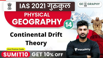 IAS 2021 Gurukul | Geography by Sumit Sir | Continental Drift Theory