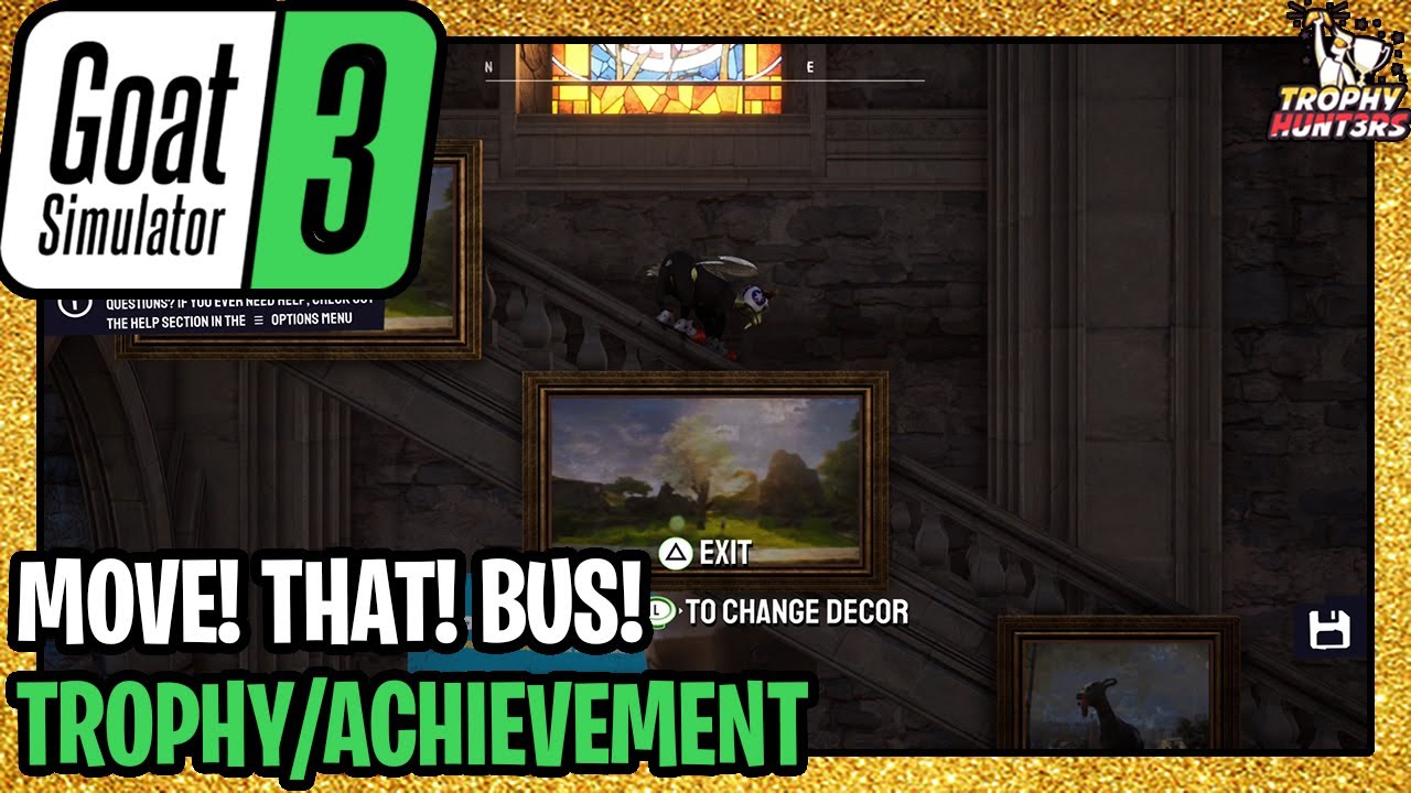 Goat Simulator 3 - Move! That! Bus! Trophy/Achievement