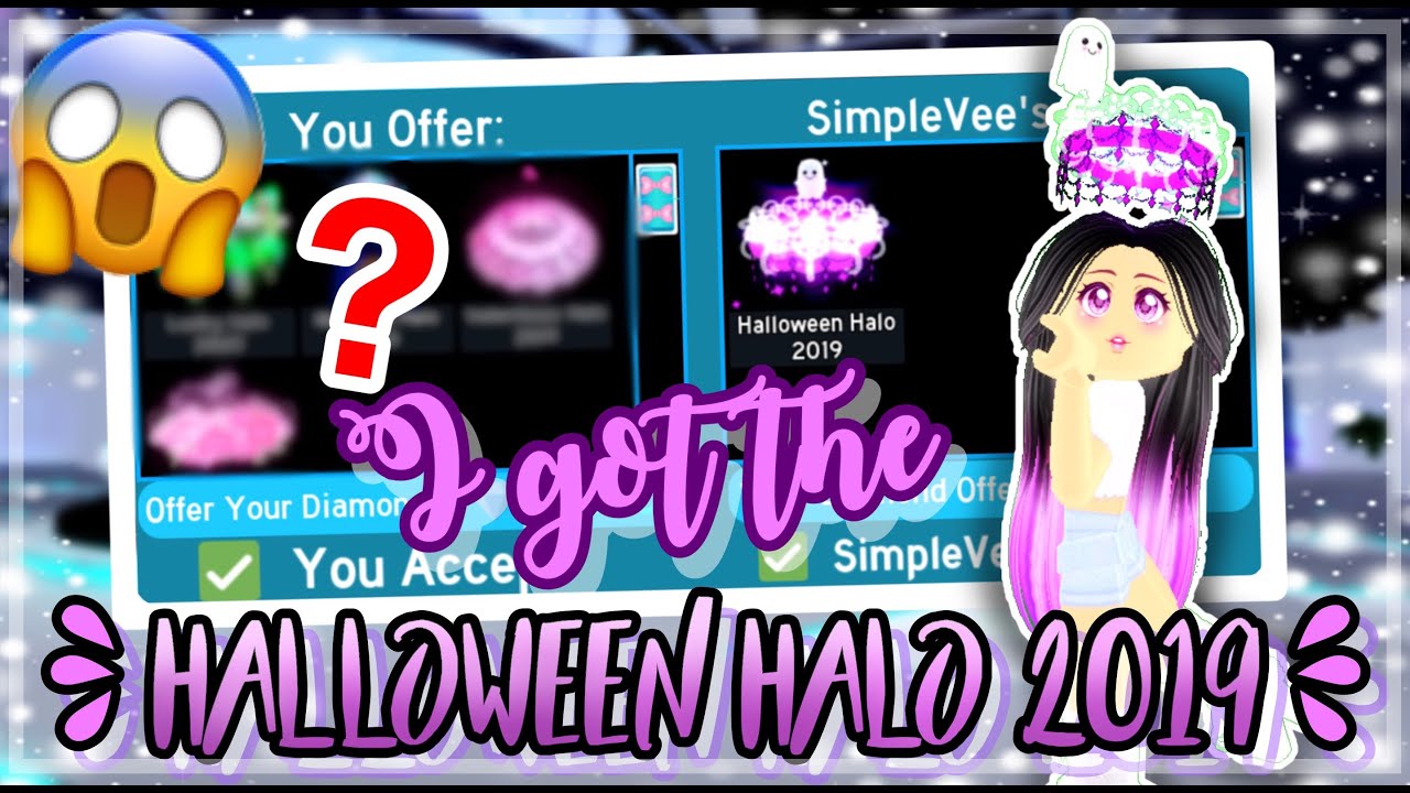 Royale Luna on X: trading halloween halo 2019‼️ #royalehigh #rhtc  #royalehightrading COMMENT BELLOW OFFERS :) i'll be picking the best one!!   / X