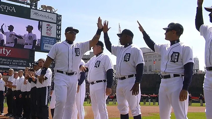 KC@DET: Tigers are introduced before the first pitch - DayDayNews