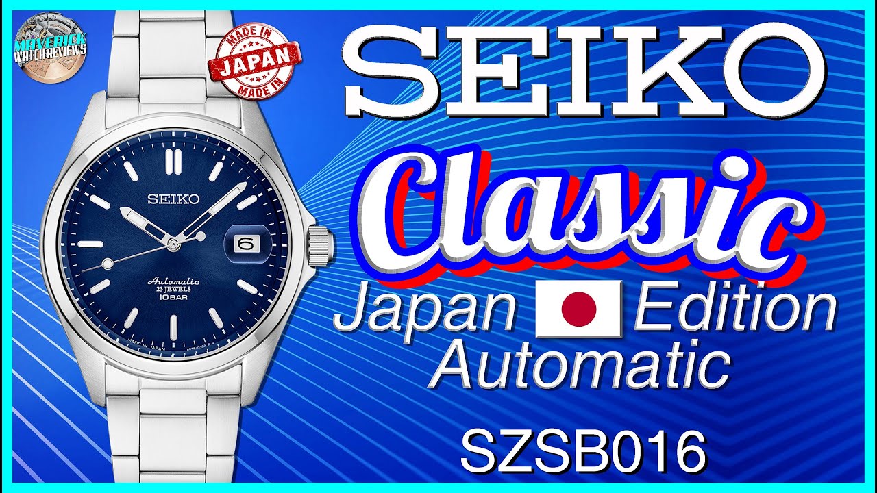 Affordable Datejust? | Seiko Classic Japan Edition 100m Spirit Automatic  SZSB016 Unbox & Review - YouTube