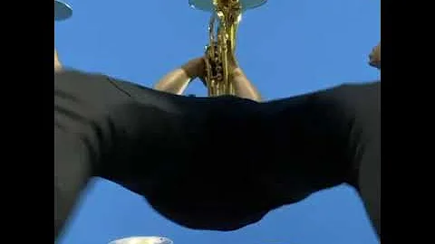 Edna Karr High School Band Cranking Up - ( Mellophone View )