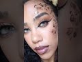 Easy Cheetah Halloween Makeup Tutorial with Brown Contact Lenses