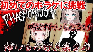 【#PHASMOPHOBIA】初めてのホラゲに挑戦!!　叫びと泣き声が聞こえるかも??【むーんらびっと】