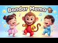Bandar Mama Pahen Pajama 🐒👖 | Funny Monkey Rhyme | Kids Hindi Rhymes | Mini Wonders