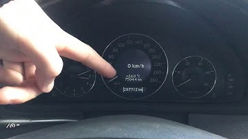 Change Speedometer From Km To Miles Mercedes W211 And W209
