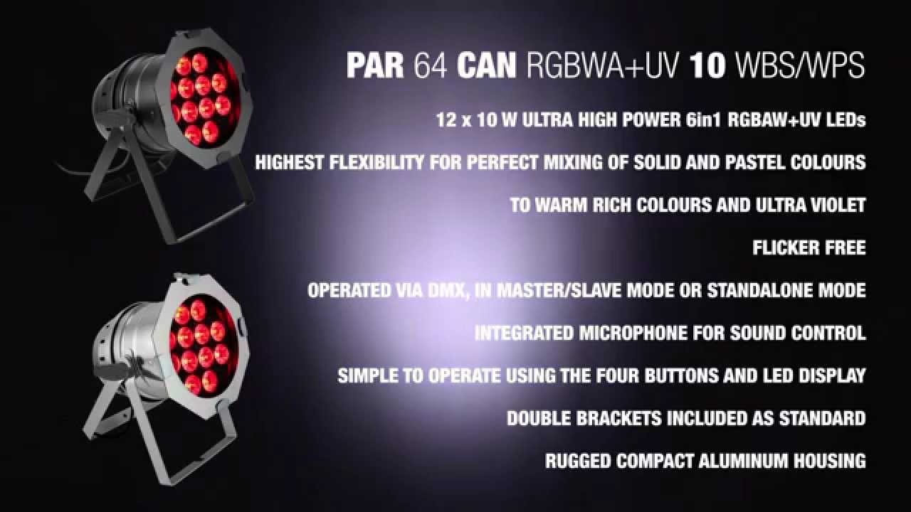 Rgbaw Uv Color Chart