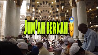 Adzan  sholat jum'at TER-INDAH di Masjid Nabawi.