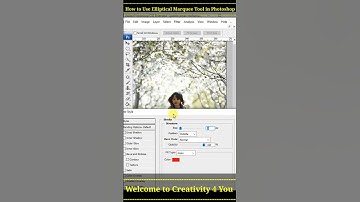 How to Use Elliptical Marquee Tool in Photoshop ||  #shorts #photoediting