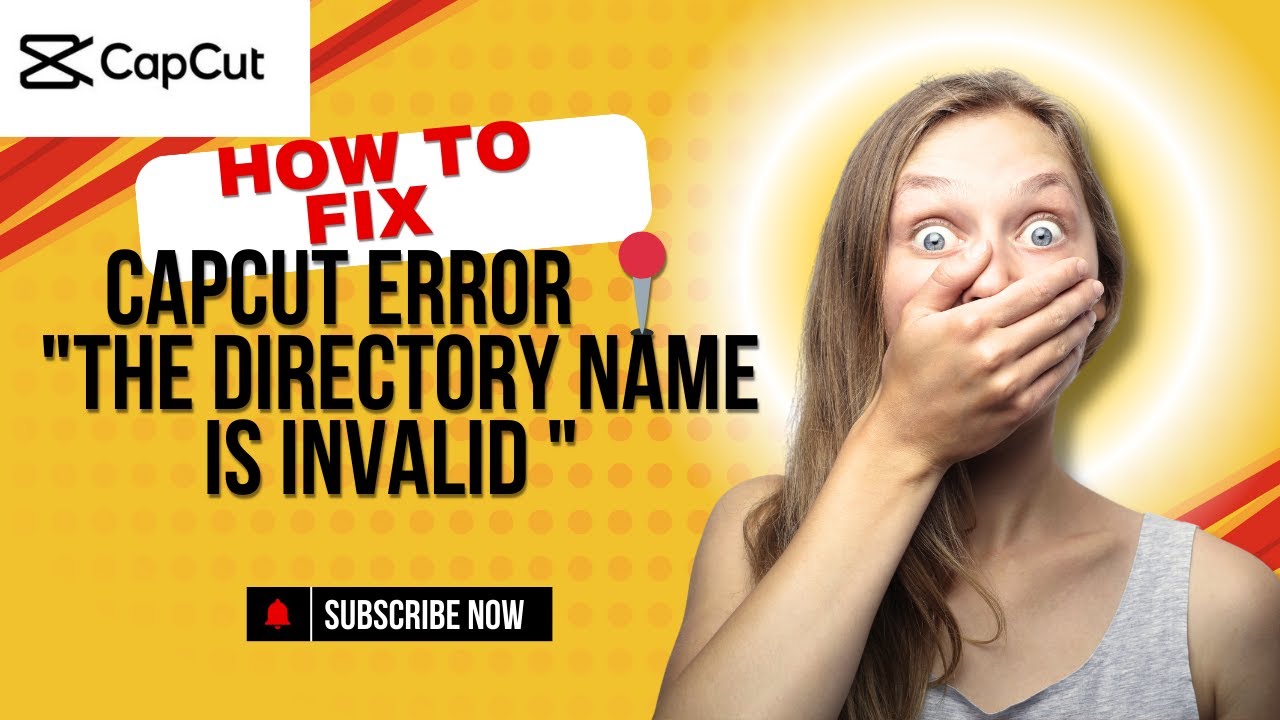 Capcut ERROR 📍The Directory Name is Invalid  Error when opening caput file on Windows 11🔴