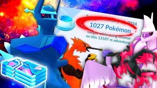 *OVER 1000 PKMN FROM DAILY INCENSE* Road of Time \& Spacial Rend worth the cost in Pokemon GO