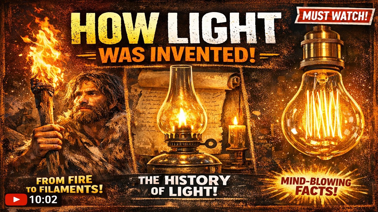 The Shocking History of Light [From Fire to Light Bulbs] - YouTube
