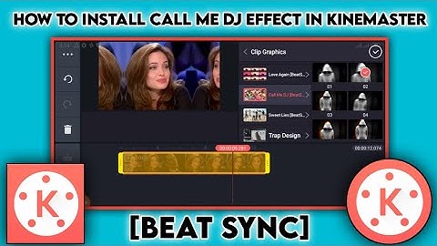 How to install call me dj effect in kinemaster ! Call me dj effect (Beat Sync )install in kinemaster
