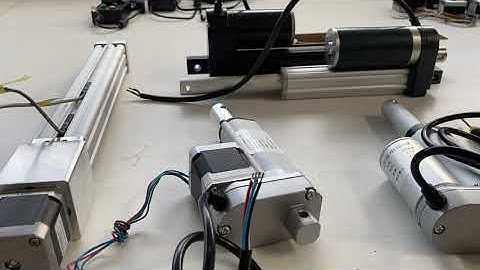 DC brushed motor linear actuator and stepper motorized linear actuator professional RobotDigg
