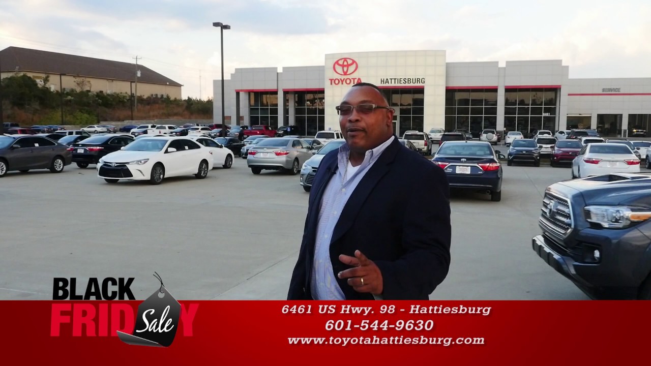 WDAM Commercial Toyota of Hattiesburg Black Friday 2016 YouTube