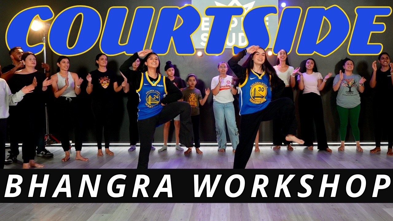 COURTSIDE BHANGRA WORKSHOP | KARAN AUJLA | BHANGRA EMPIRE